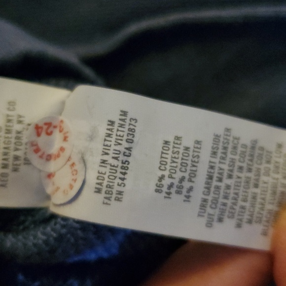 Aerie Spring Street Skater Pants Size XS Side Slit Blue Seam Leg - Picture 9 of 13